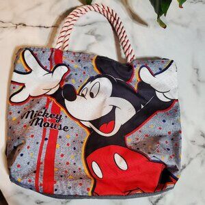 Mickey Mouse Tote Bag with Rope Style Handles